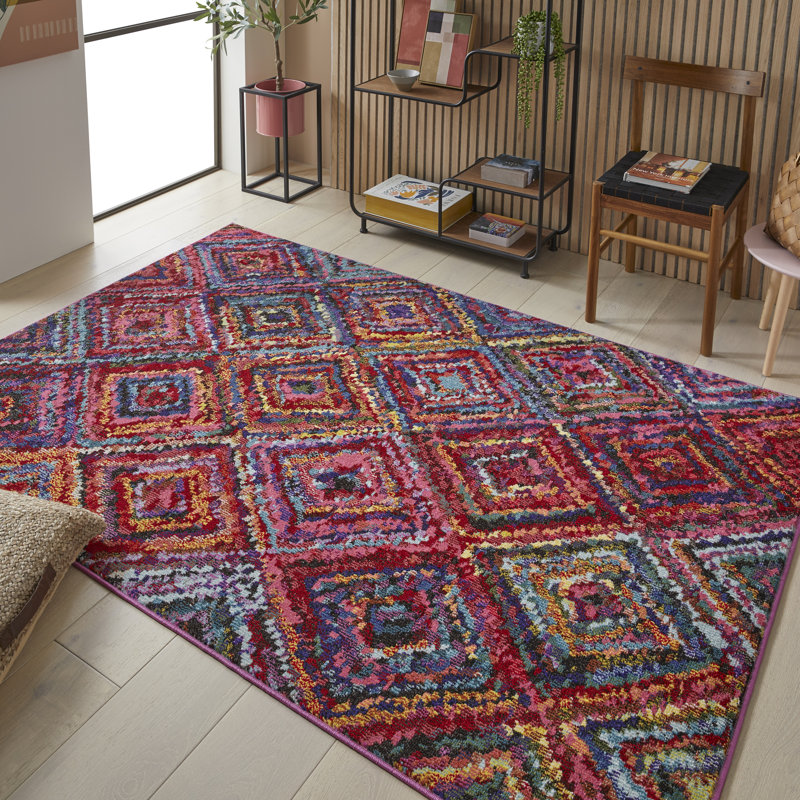 Argyle Area Rug, Rectangle 80 x 150cm