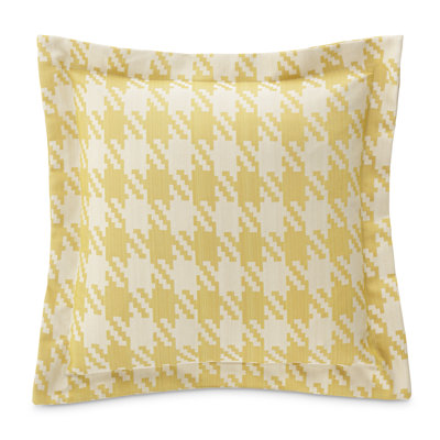Houndstooth Feather Reversible Throw Pillow