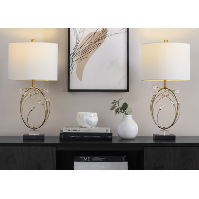Crystal Table Lamp - Set of 2