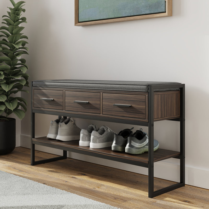 3 Pair Shoe Storage Bench