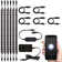 Gunbox LED Voice Control Smart Safe Lighting Kit, Dimmable Under Cabinet Strip Bar Lights