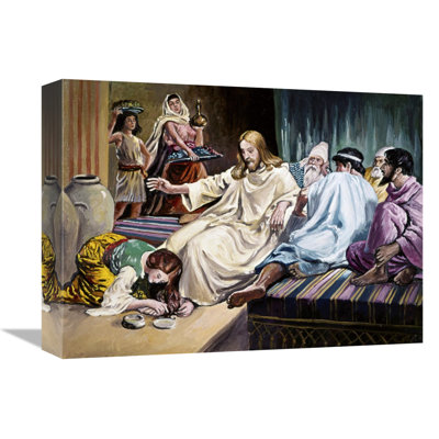 " Magdalene Washing Christ "