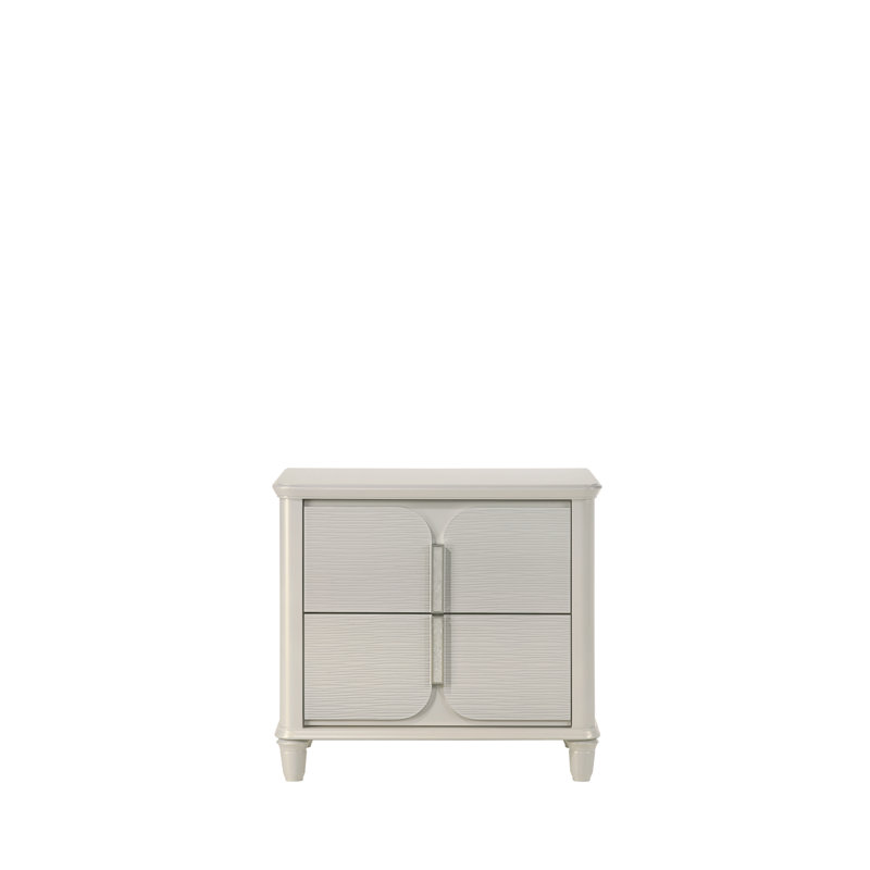Table de chevet moderne avec 2 tiroirs Zide