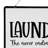 Laundry The Never Ending Story Metal Sign Laundry Room Wall Decor