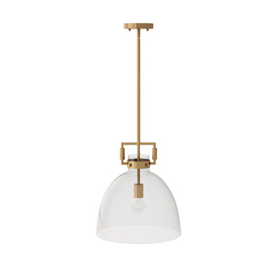 Luminaire suspendu en dome à 1 lumière