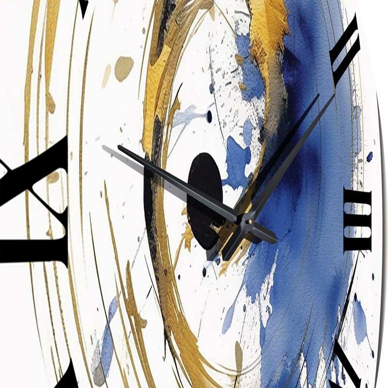 Horloge murale abstraite, Grand