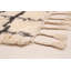 One-of-a-Kind 4'10" X 8' New Age Wool Area Rug in Cream