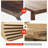 55" Modern Farmhouse Home Office Desk with Heavy-Duty Metal Frame, Premium High-End Furniture-121082361