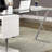 L-Shaped Glass Top Writing Desk-2059305884