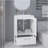Bathroom Vanity With Sink, 2 Doors, 1 Drawer, White-20068942