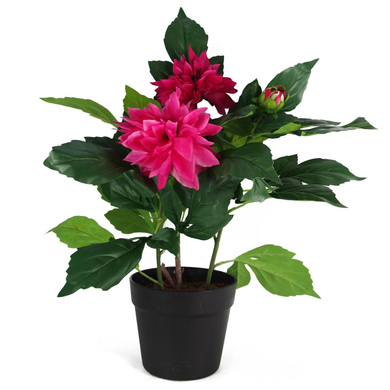 50cm Faux Tree in Pot Liner, Dark Pink