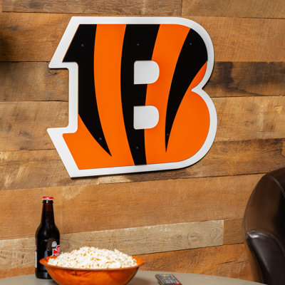 Cincinnati Bengals Layered Metal Wall Art