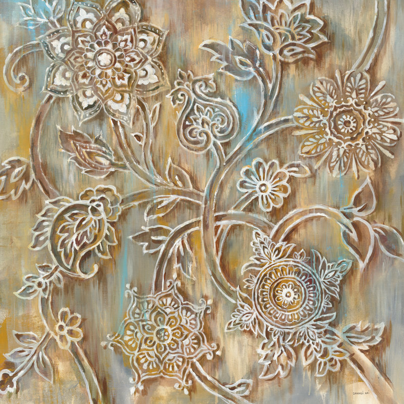Henna Crop by Danhui Nai - Wrapped Canvas Painting, 76cm H x 76cm W