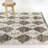 Lamar Cream Moroccan Diamond Area Rug-602814327