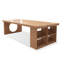 Bureau rectangulaire en bois massif Burlywood-1689436344