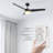 52" 3 - Blade LED Smart Standard Ceiling Fans with Lights-1655361378