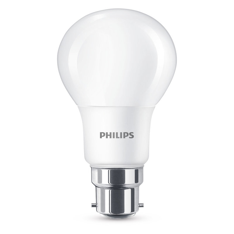 Philips LED Frosted B22 Bayonet Cap Warm White, 5.5