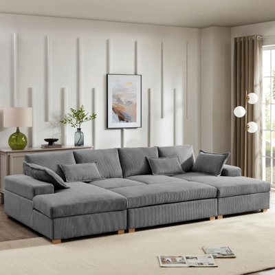 Bertle 2 - Piece Upholstered Corner Sectional