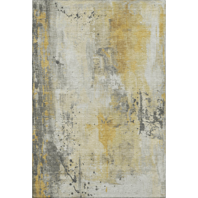 Premium Machine Washable Giacchetto AMF1840 Abstract Rug, Rectangle 10' x 14'