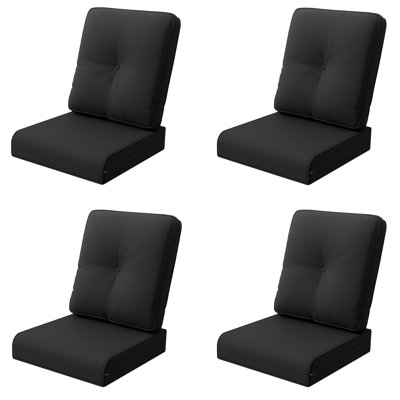 Outdoor Deep Seat Cushion Set - Fade-Resistant Olefin Fabric