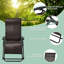 Fauteuil inclinable zéro gravité en rotin Chretien
