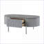 Gris antique Table basse en bois sarcelle pour le salon - rangement polyvalent, capacité de table de 70 lb