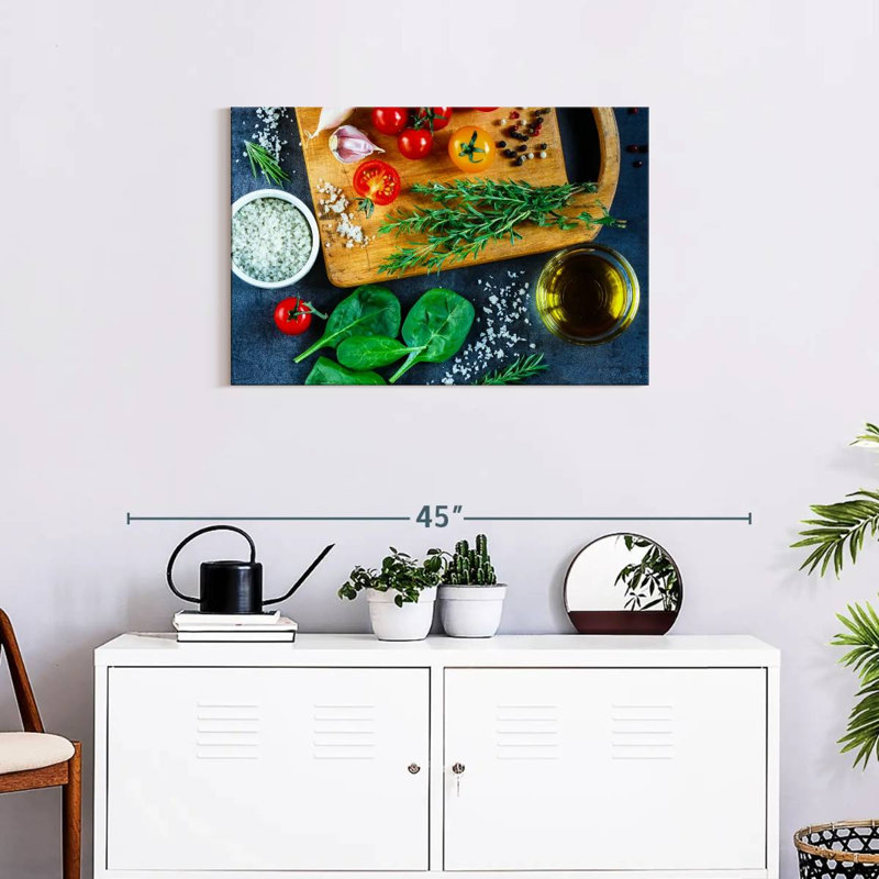 Yarlin Red And Green Vegetables, 20" H x 30" W