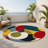 Retro Sparkle Indoor And Outdoor Area Rug-1863370584