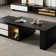 Buckwell Extendable Coffee Table with Sensor LED Lights & Storage Drawers