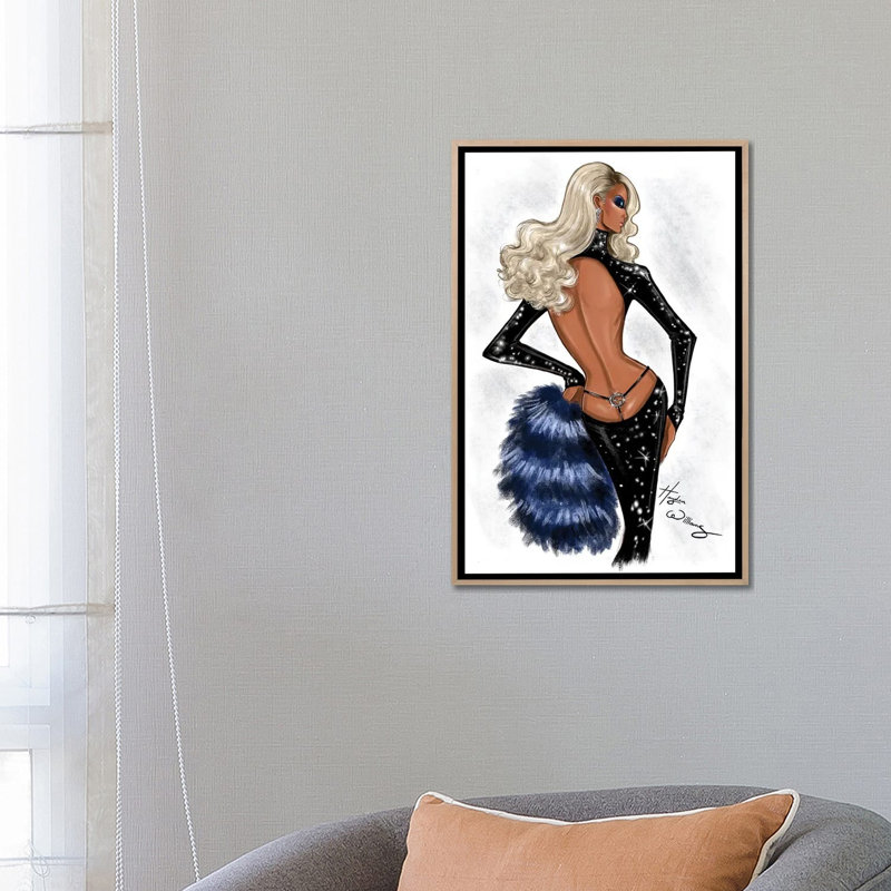 Print, 66.04 cm H x 45.72cm W x 4.445cm D, Natural Wood