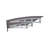 Window Awnings Door Entrance Canopy, Aluminum Alloy Bracket, 0.137 Inch Thick Crystal Solid Polycarbonate Sheet with Valance for Masonry Concrete House-115811181-115811186