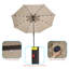 Parasol de marché éclairé 108,00 po Donyu-609550024