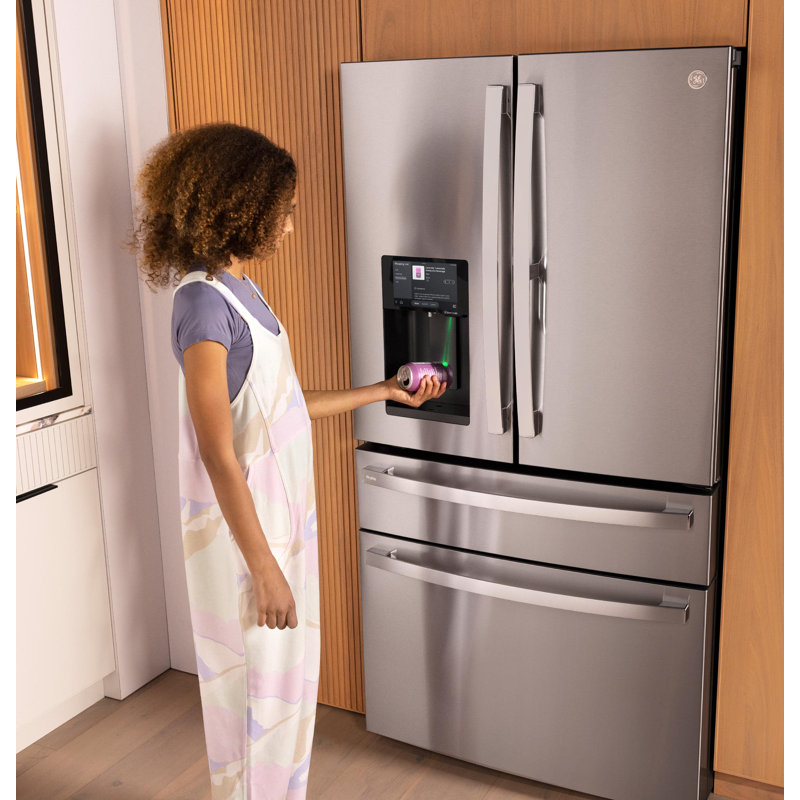 GE Profile ENERGY STAR® 27.9 Cu. Ft. Smart 4-Door French-Door Refrigerator with Kitchen Assistant
