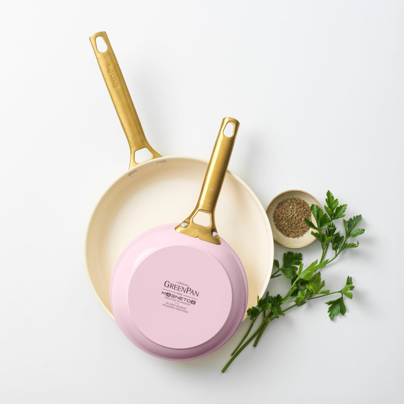 Greenpan Padova Reserve 2 Piece Frypan Set 20Cm & 26Cm - Blush Pink, Pink