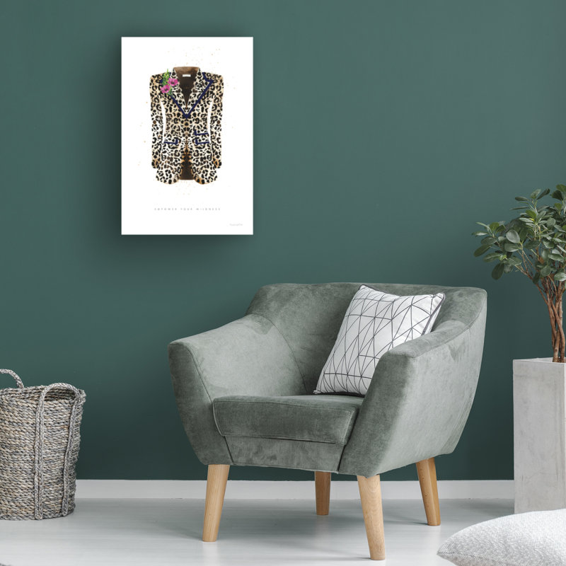 Empower Your Wildness Leopard Print Canvas Art