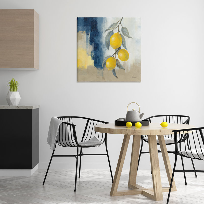 Canvas Wall Art, “Kitchen Lemons” by Silvia Vassileva, H 30 po x l 30 po