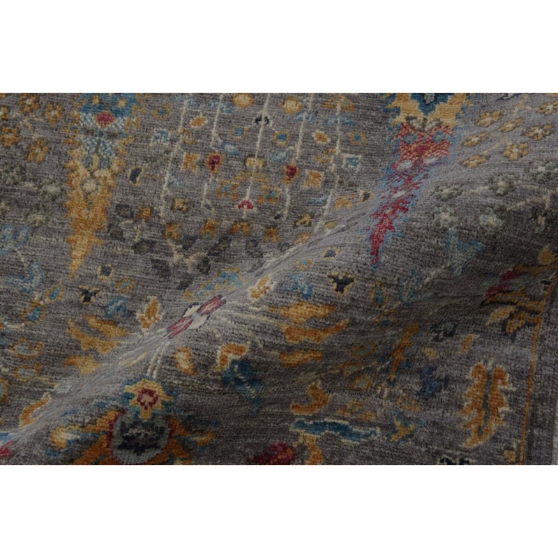 Transitional One-of-a-Kind Runner 2'6" X 9'11" Hand Knotted Area Rug