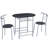 Asaun 3 - Piece Couple Dining Set, Modern Kitchen Table and Chairs, Dining Room Set-193535316-244173299