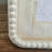 White Wood Beaded Picture Frame with Mat