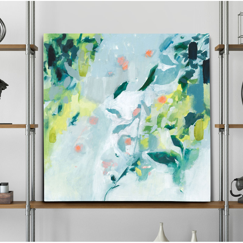 « doux spot ii », peinture, H 24 po x l 24 po x P 1,5 po, Toile tendue