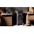 Dual-Element Outdoor Freestanding Electric Grill with Warming Rack in Black