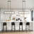 4 - Light 45 inch Dimmable Kitchen Island Chandelier