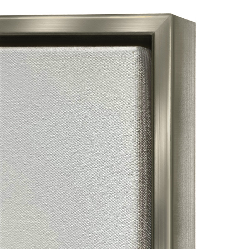 " Country Ducks In Pond " by Ziwei Li, Gray Framed, 24" H x 30" W x 1.7" D