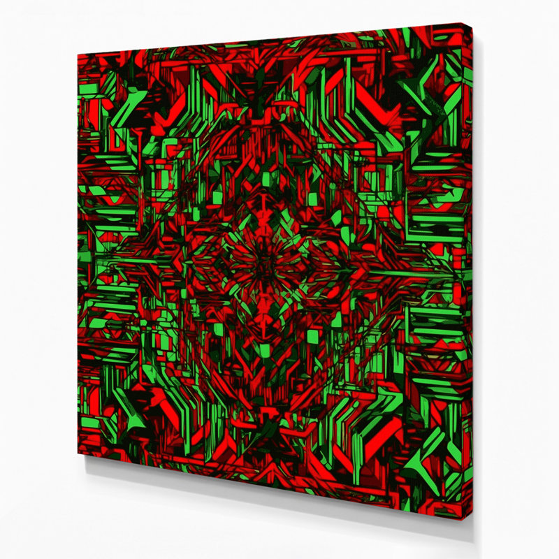 Art mural sur toile brun op art 12, H 8 po x l 8 po
