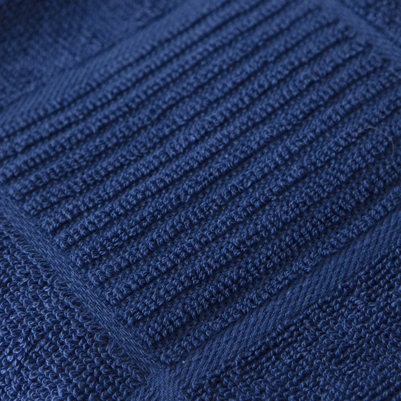 T-fal Solid and Check Dish Cloth, Blue