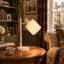 1-Light White Table Lamp