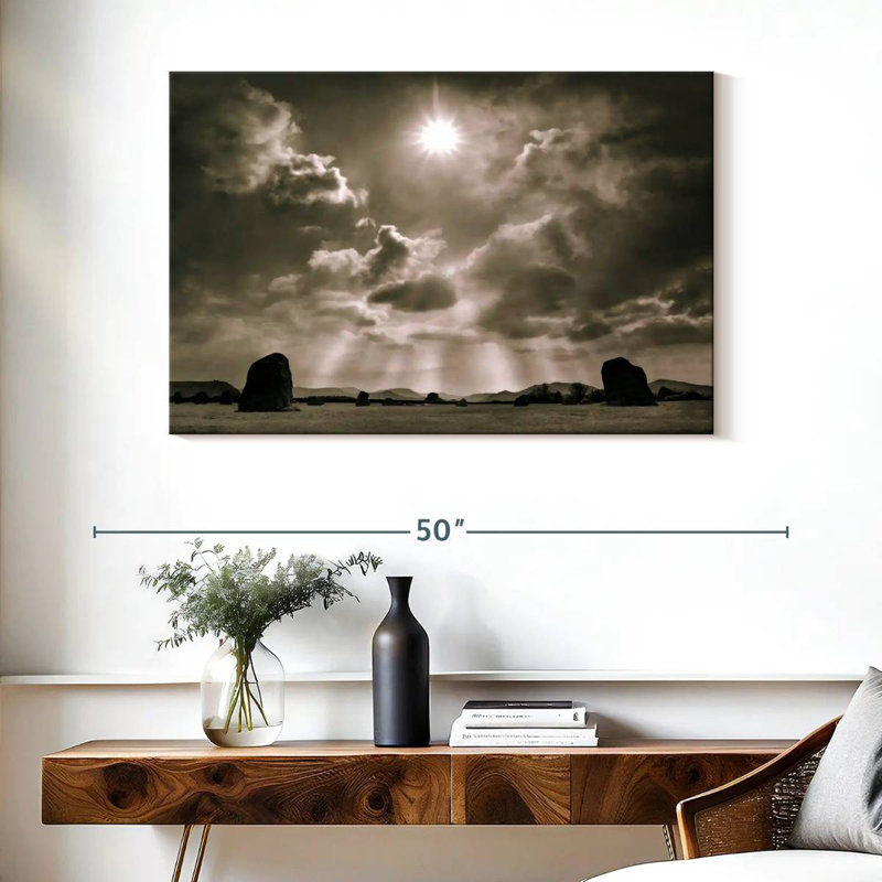 Alvord Rays Over The Range, 26" H x 39" W