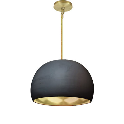 Luminaire suspendu en dome à 1 lumière