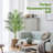 Artificial Palm Tree Indoor Plant Tall Fake Tropical Paradise Palm Tree In Pot With Real Bark Design Faux Areca Palm Tree