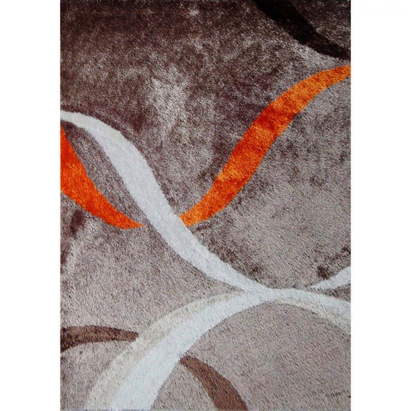 Tapis d'intérieur, tapis doux, tapis abstrait rectangulaire, tapis à poils longs